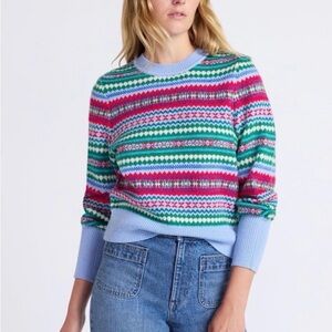Free Assembly- Colorful Striped Women's Sweater